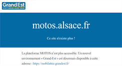 Desktop Screenshot of motos.alsace.fr