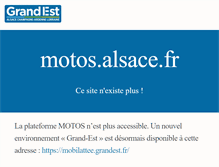Tablet Screenshot of motos.alsace.fr